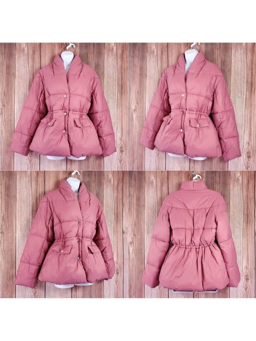 NWT J Crew Signature Puffer Womens Size XS Primaloft Collection Pink Jacket Warm - Picture 3 of 14